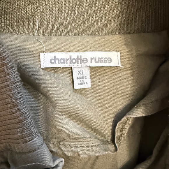 Charlotte Russe Sage Utility Jacket - Picture 5 of 7